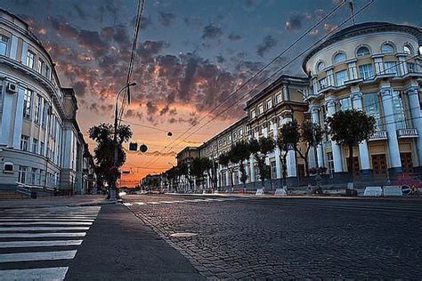Vinnitsa - Soborna Street / Вінниця - вулиця Соборна / Винница - улица ...