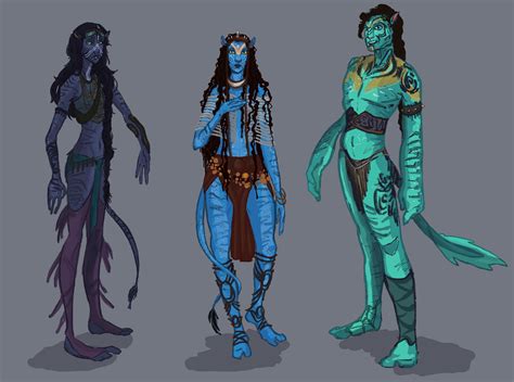 drew my friends and myself as na’vi : r/Avatar