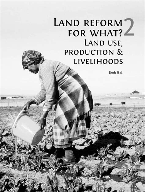 land   livelihoods  south africas land reform