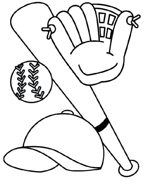 Baseball Hat Coloring Page at GetColorings.com | Free printable ...