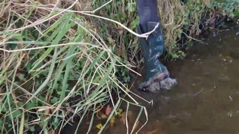 wife   wellies flooded   stream youtube