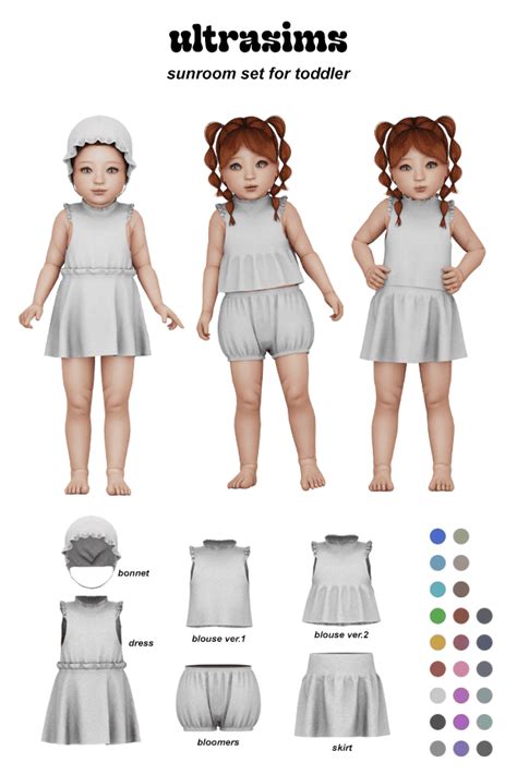 31 Sims 4 Toddler Clothes CC (The Ultimate Clothing CC Haul)