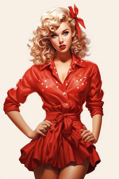 Premium Photo | Fashion pin up models model clipart fashion models ...