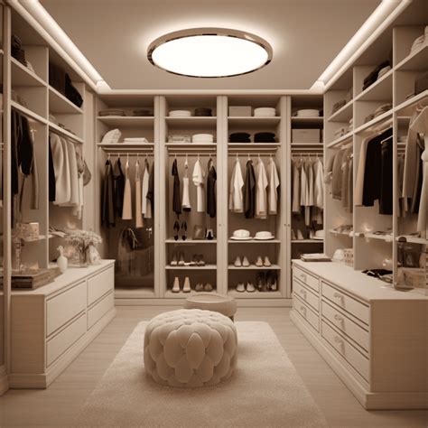 inspirasi desain walk  closet elegan  mewah