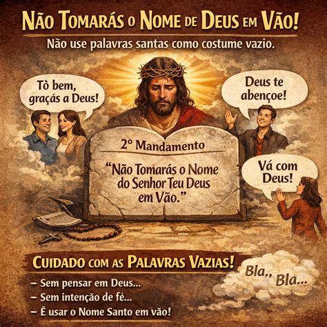 O Que Significa Não Tomar Seu Santo Nome Em Vão