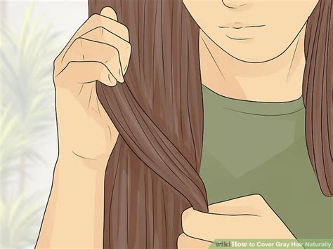how to naturally cover gray hair