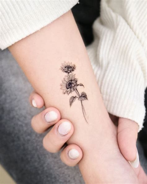 cute sunflower tattoos  meaning sacred joanne