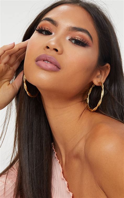Gold Twisted Hoop Earrings | Accessories | PrettyLittleThing CA