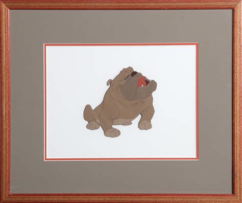 Lot - Walt Disney, Bulldog from Lady and the Tramp, Production Cel