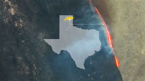 Map of the Texas wildfires shows where devastating blaze has spread