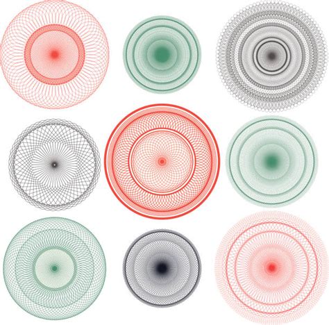 spirograph patterns stock  pictures royalty  images