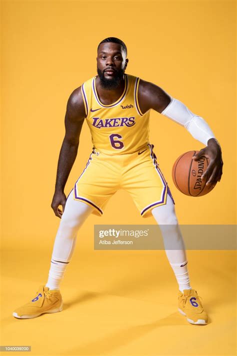 Lance Stephenson of the Los Angeles Lakers poses for a portrait... News ...
