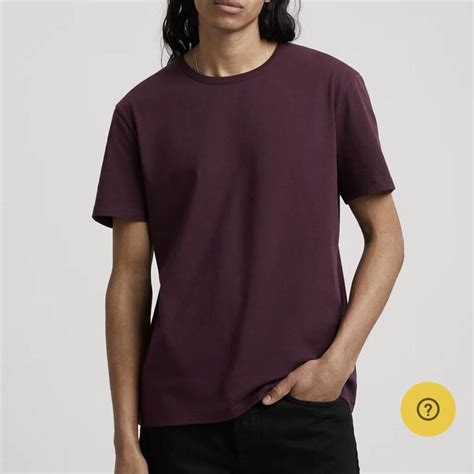 asket   shirt  burgundy small worn  depop