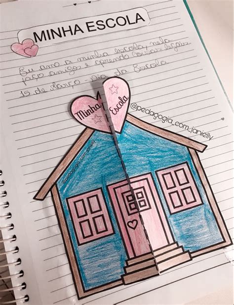 Poema interativo - Minha Escola | Dia da escola, Escola, Familia e escola