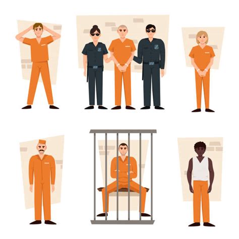 woman prison uniform stock illustrations royalty  vector