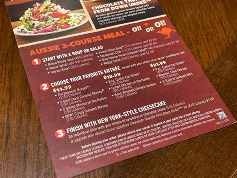 Dayton Dining - Outback Steakhouse - National limited-time... | Facebook
