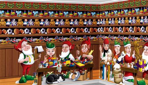 santa's workshop | Santa's Workshop | Christmas scene setters ...