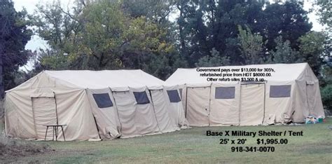FS HDT Base-X 305 Military Shelter Tent, 18' x 25' | The Outdoors Trader