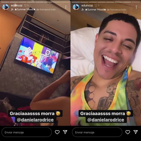 A Eduin Caz le encanta el mitote; vio el podcast de Daniela Rodrice y