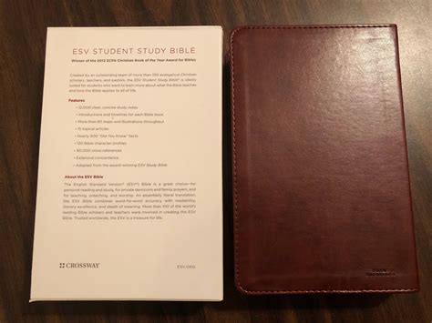 Personalized ESV Student Study Bible - Chestnut Trutone Custom