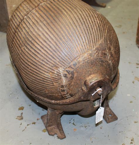 Bargain John's Antiques | Antique Columbian Watermelon Hog or Pig Oiler ...