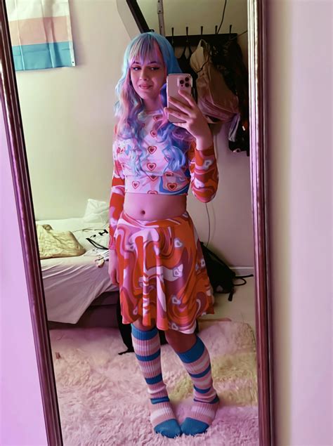 My trans-lesbian (transbian) outfit for a cosplay event this week