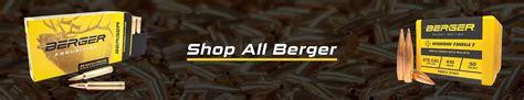 Berger Bullets: Reloading Components, Rifle Ammo | MidwayUSA