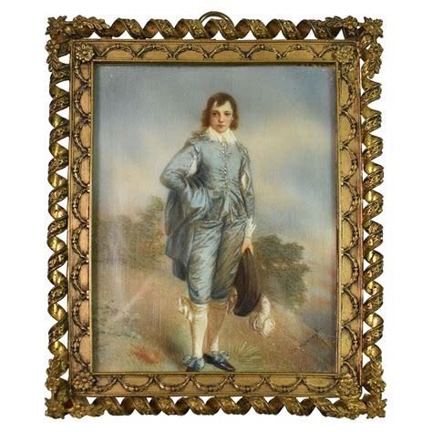 Antique Hand Painted Miniature Portrait of Lola Montez, Lady with