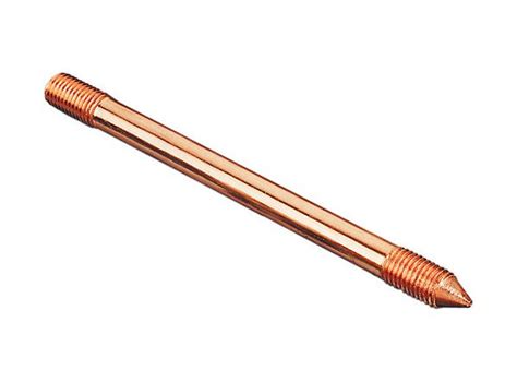 copper bonded earth rod copper bonded rod threaded copper bonded