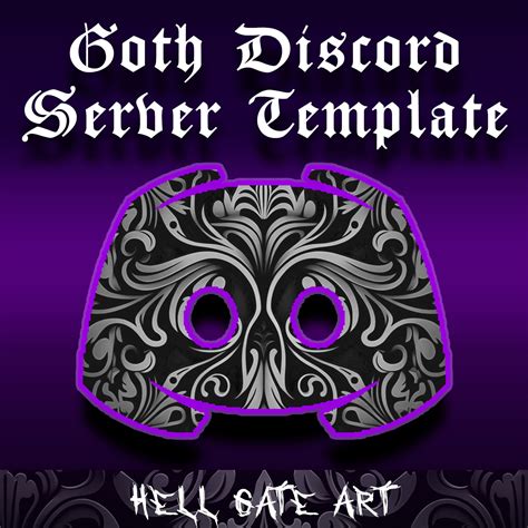 Goth Discord Server Template - Etsy
