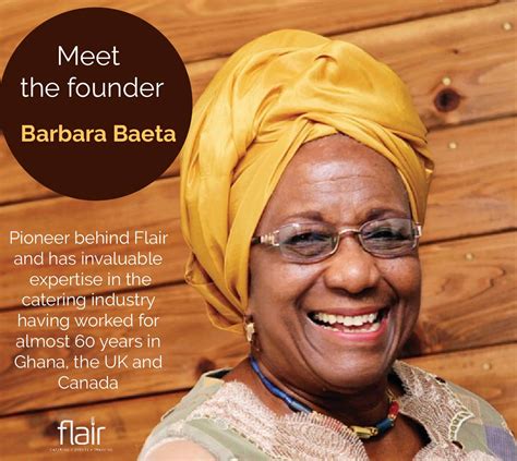 Meet the Founder.... - Flair Catering Services Limited