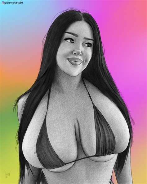 Art for model Claudia Rivier, by Me : r/MonsterTits