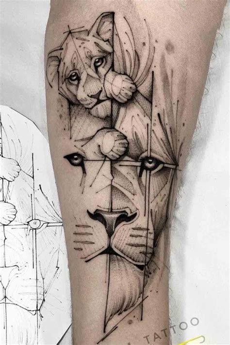 pin  lion tattos