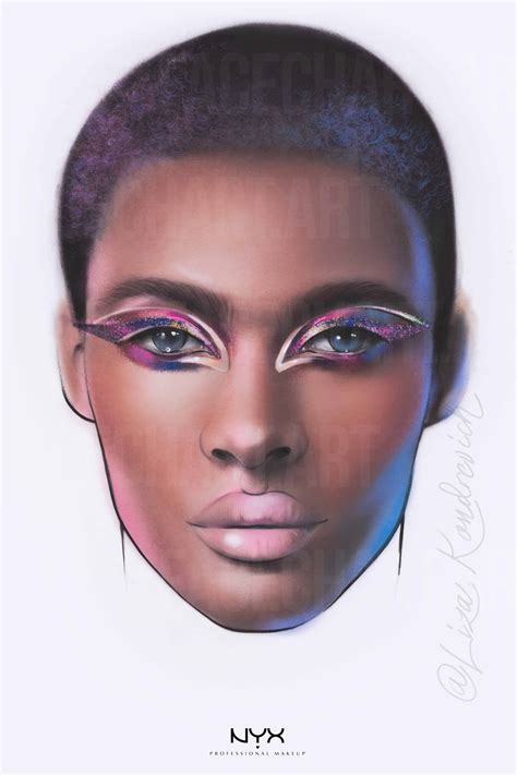 mac makeup face charts 4