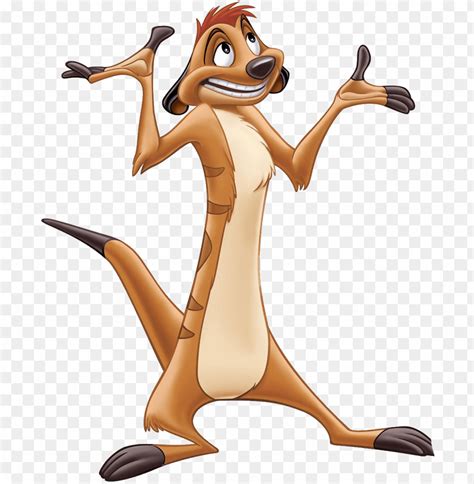 timon raising hands png toppng