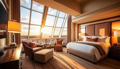 premium photo  room   view luxury  beauty   large hotel