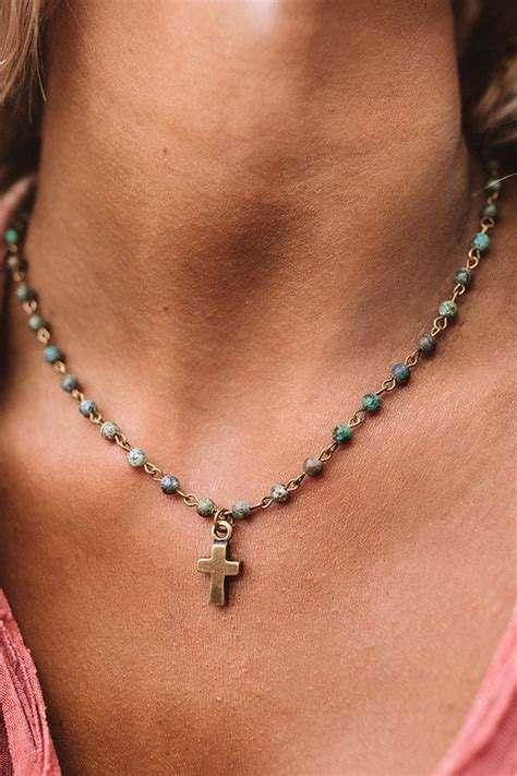 semi precious necklace impressions  boutique