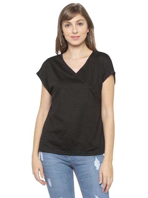 Globus Black solid Top – Globus Fashion