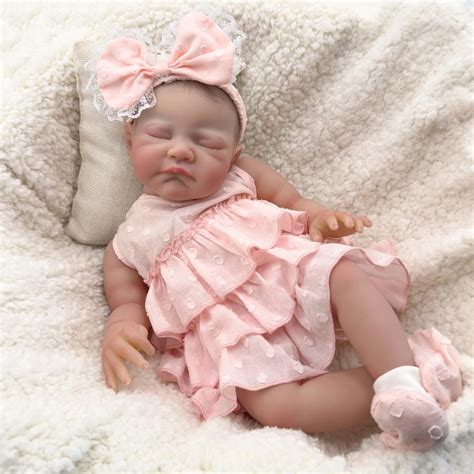 XSWPL Reborn Baby Dolls 20 Inch Realistic Baby Doll Soft Lifelike Baby ...