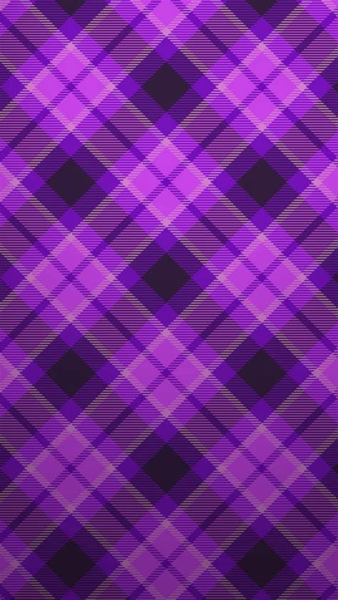 Purple and Black Plaid Wallpaper