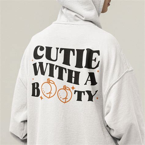 Cutie With a Booty SVG PNG Retro Svg, Cutting File, Adult Humor Svg