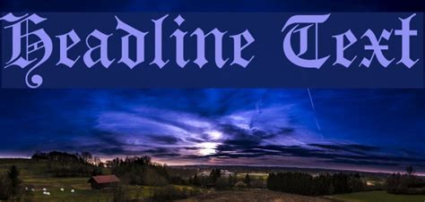 headline text font ffontsnet