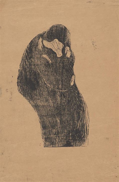 No Brash Festivity, Edvard Munch, Iterations of The Kiss III Woodcut,...