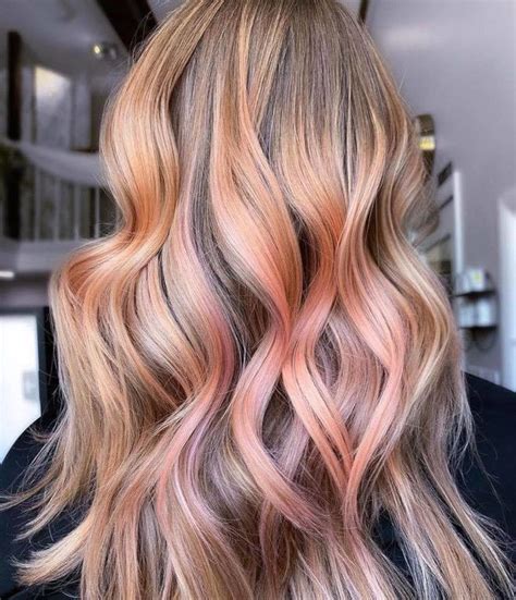Golden Peach Hair Color Is The Unexpected Pastel Pink Sister That’s ...