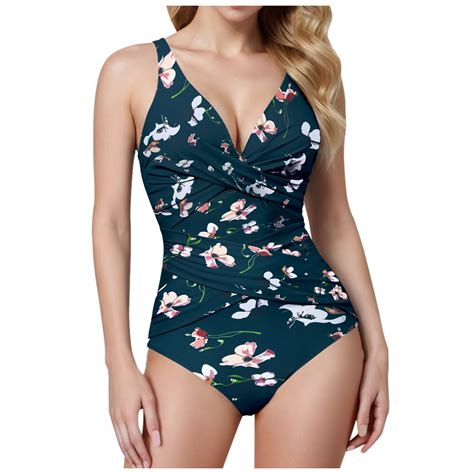 Bjutir One Piece Swimsuit Women Sexy 1 Piece Bathing Suit Summer Retro