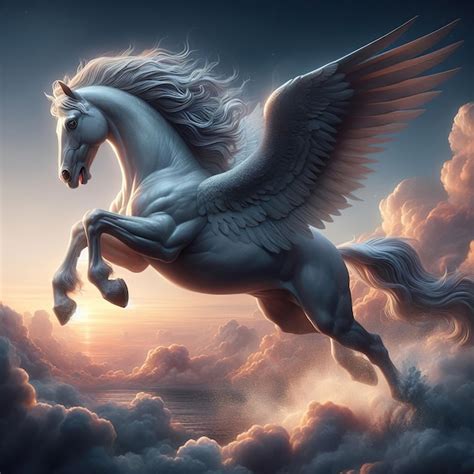 Cavalo Alado Da Mitologia Grega - Pegaso, o mítico cavalo alado da mitologia grega | Foto Premium