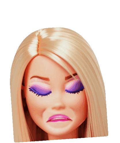 Barbie Sad Sticker - Barbie Sad - Discover & Share GIFs