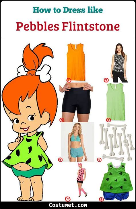 Pebbles Flintstone Costume for Halloween