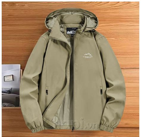 ao khoac gio nam   outdoor top  kaki