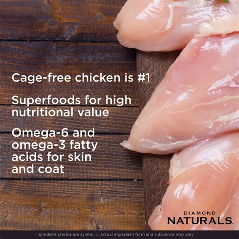 Diamond Naturals Senior Dog Chicken, Egg & Oatmeal Formula